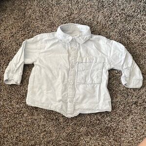 Zara Kids light blue Button-Up Shirt